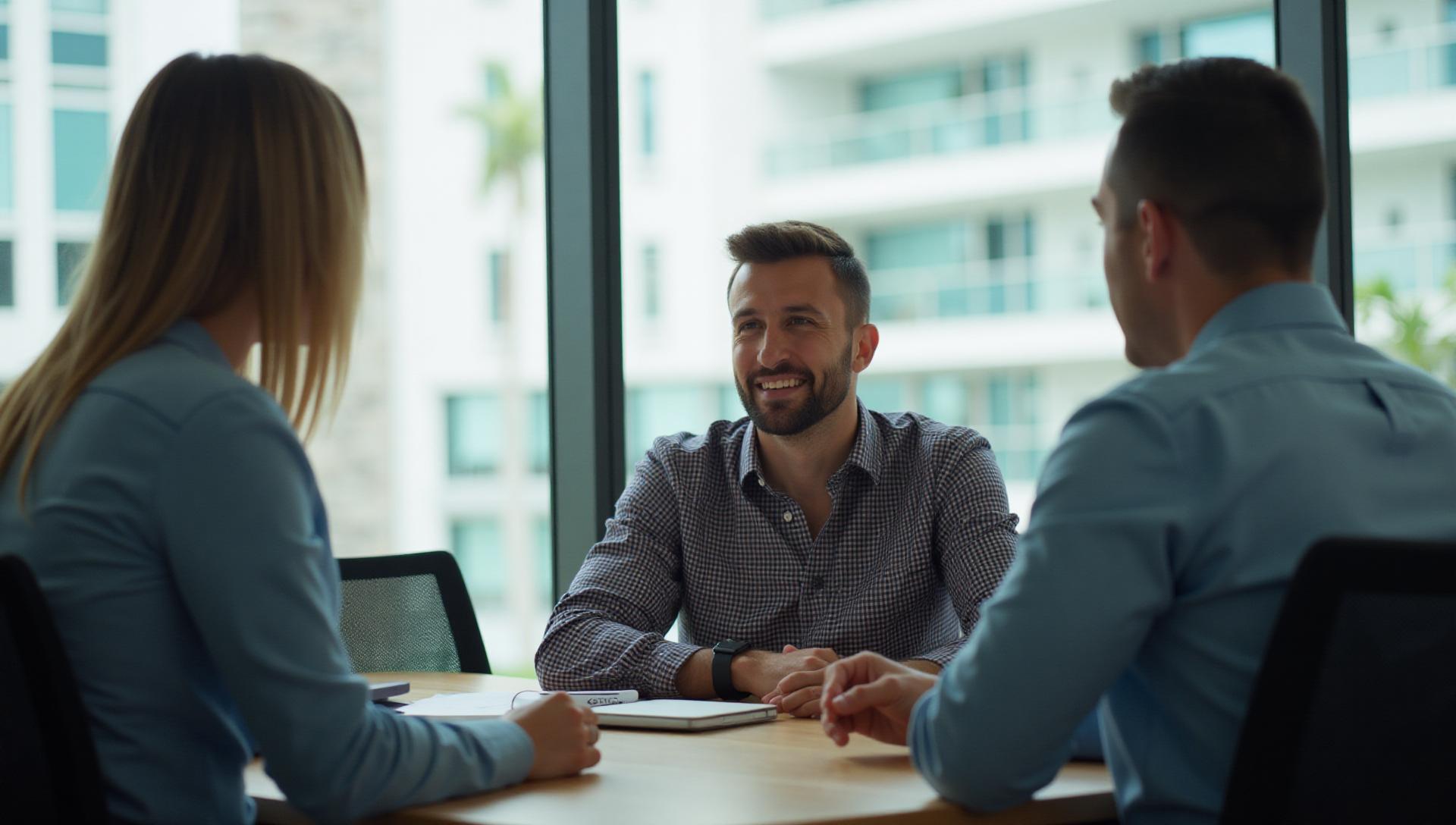 New York City business broker interview consultation meeting with client evaluating expertise and compatibility